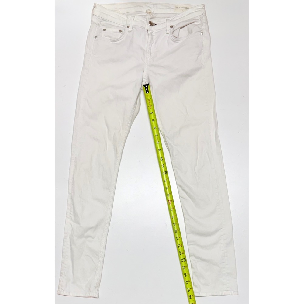 Rag & Bone‎ JEAN Women White Skinny Jeans Mid Rise W1590O331 Size 28